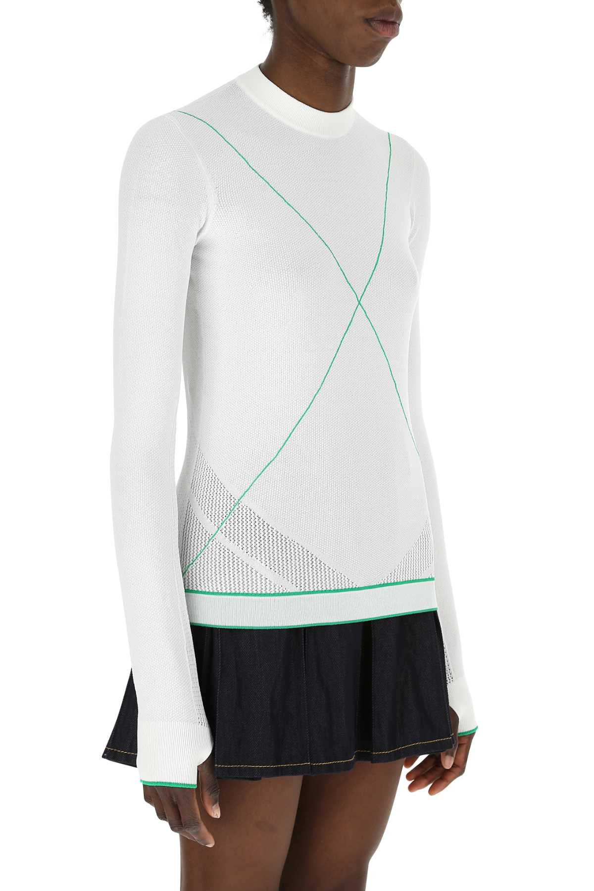 Bottega Veneta Women White Viscose Blend Sweater - 3
