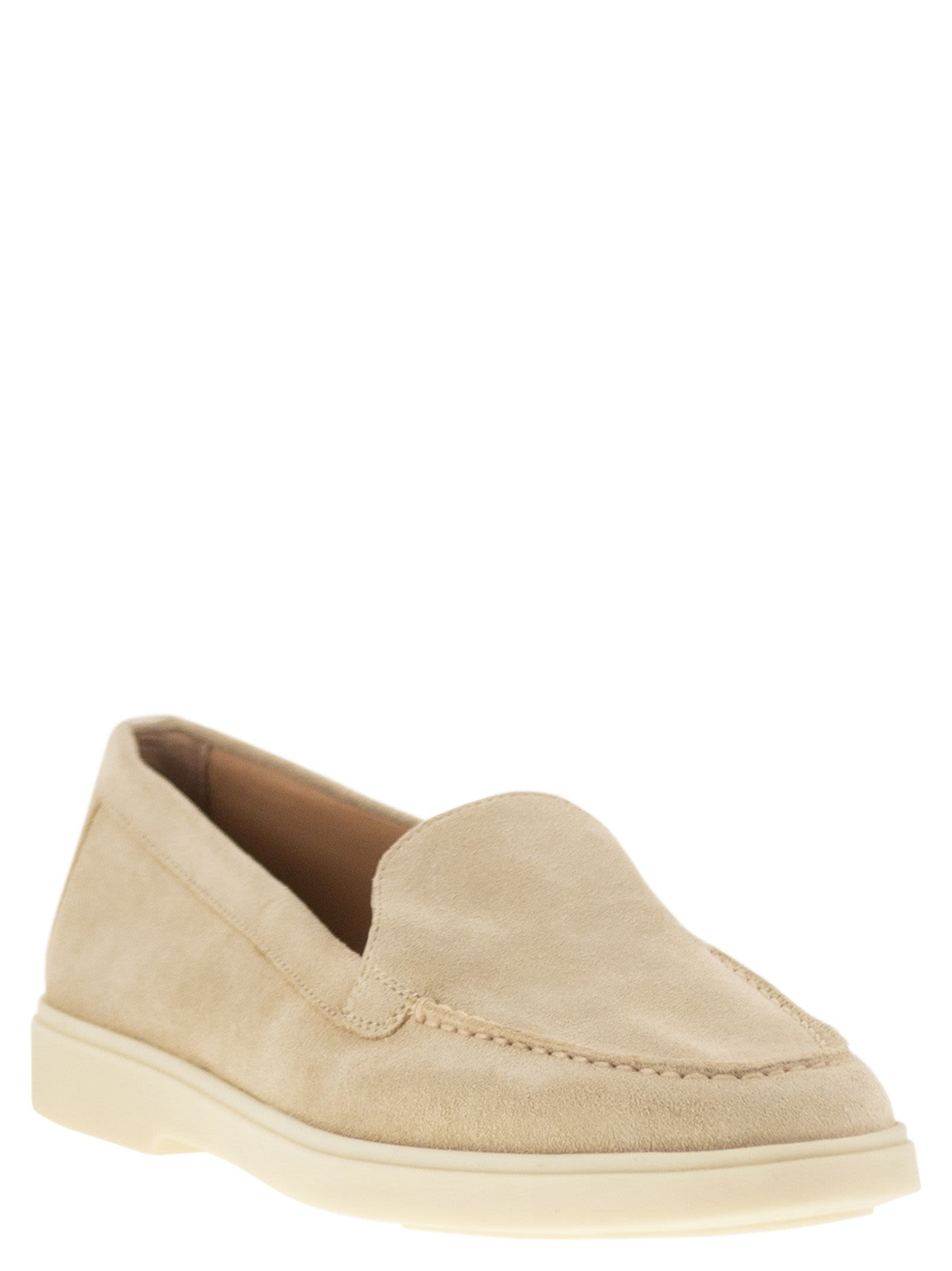 Santoni Women Suede Moccasin - 2
