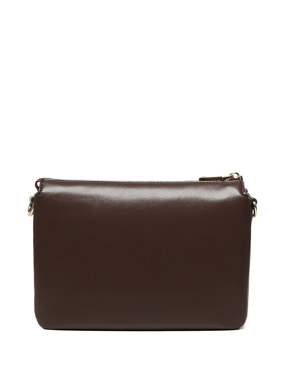 logo-plaque zip-top shoulder bag - 2
