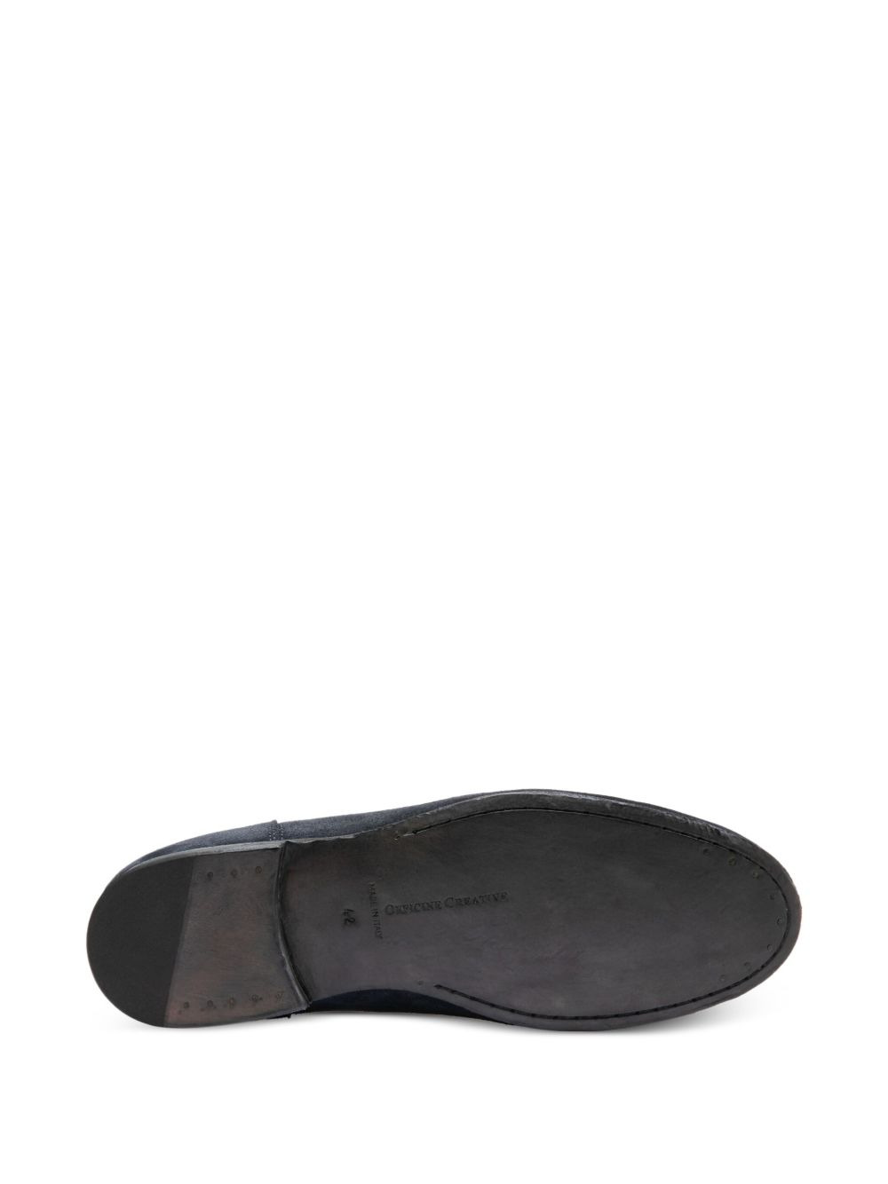 penny-stitched suede loafers - 5