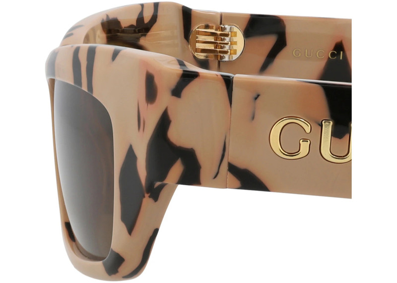 Gucci Cat Eye-Frame Recycled Acetate Sunglasses Havana Havana Brown (GG1296S-30013841-003) 4