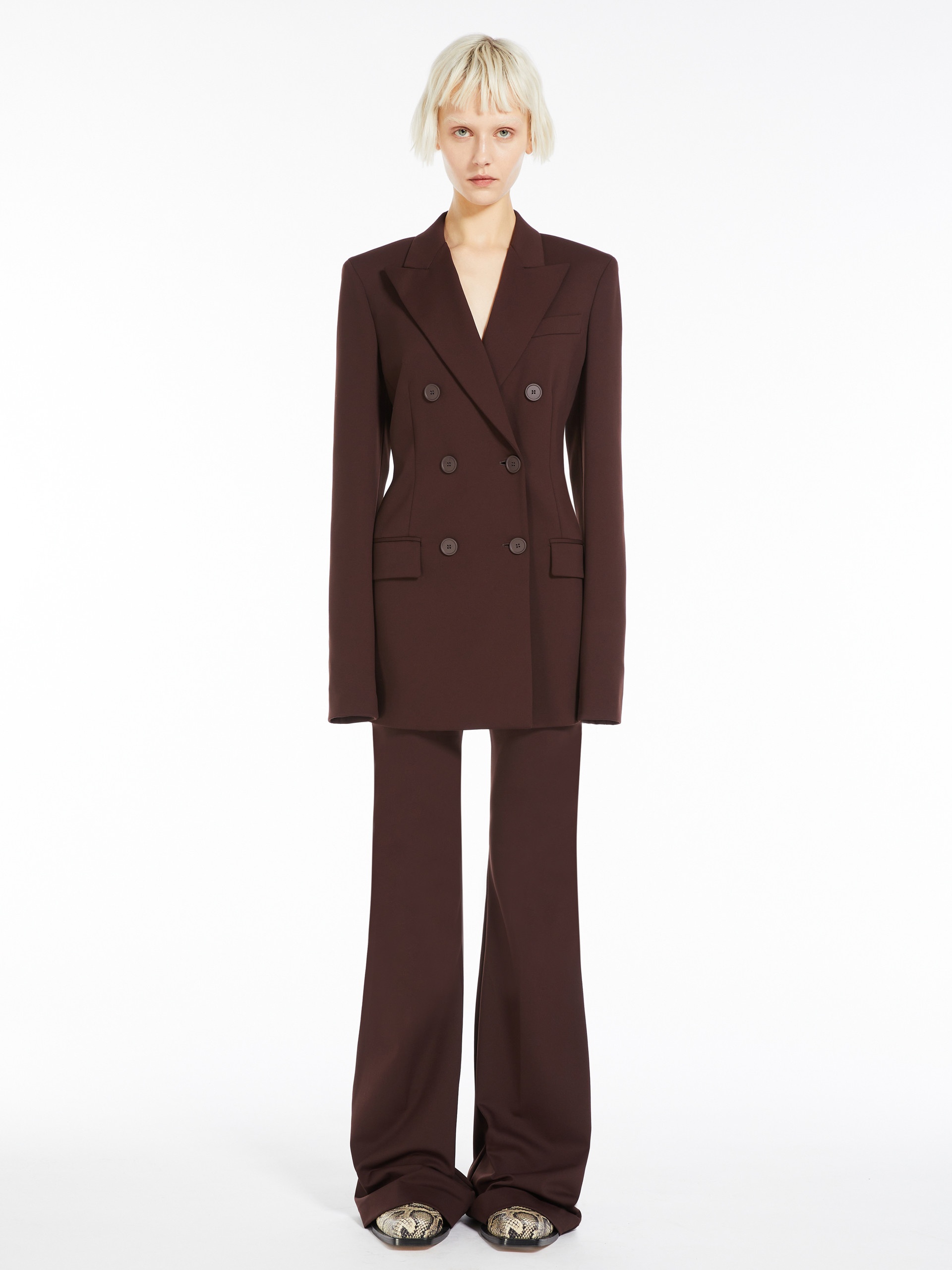 FRIZZO Scuba-look jersey blazer - 2