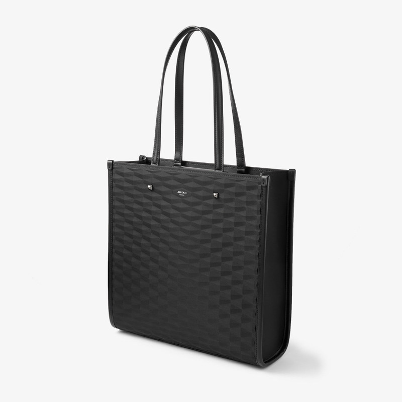 JIMMY CHOO Diamond Tote/m
Black Diamond Embossed Nylon Tote Bag outlook
