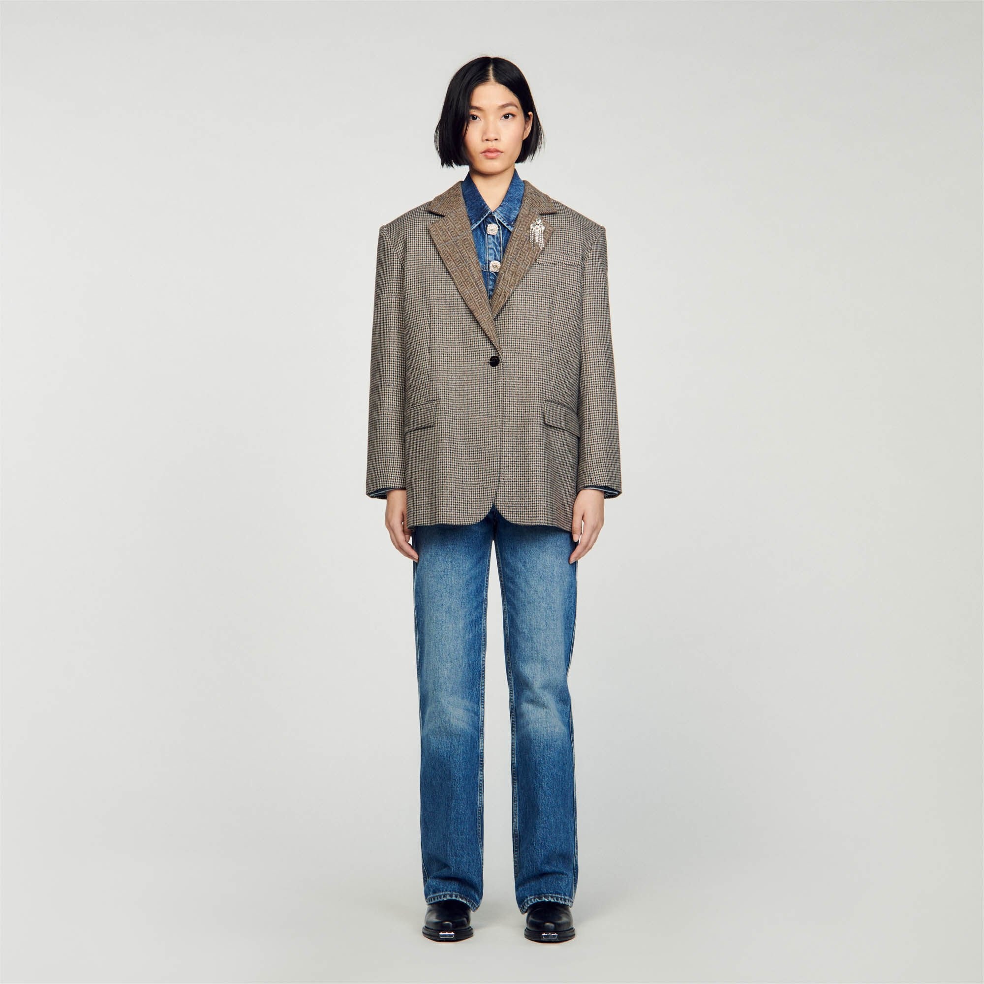 HOUNDSTOOTH BLAZER - 3