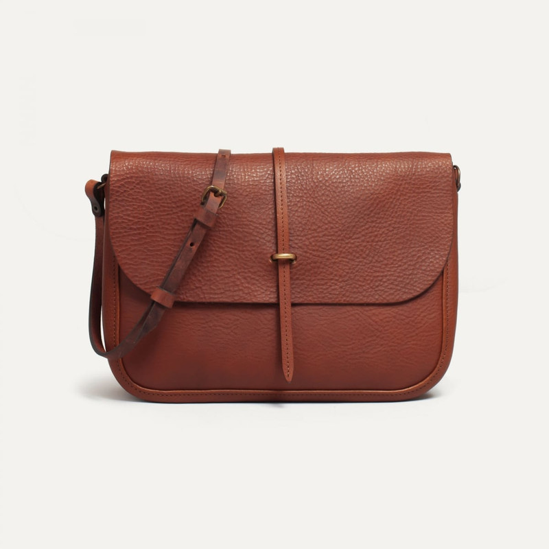 PASTEL POSTMAN BAG / HANDBAG - RUST 1