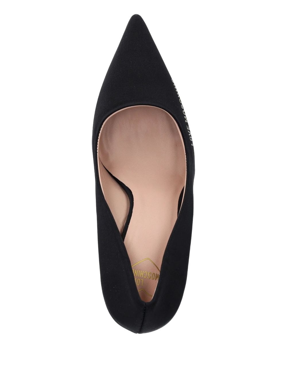 logo-print pumps - 4