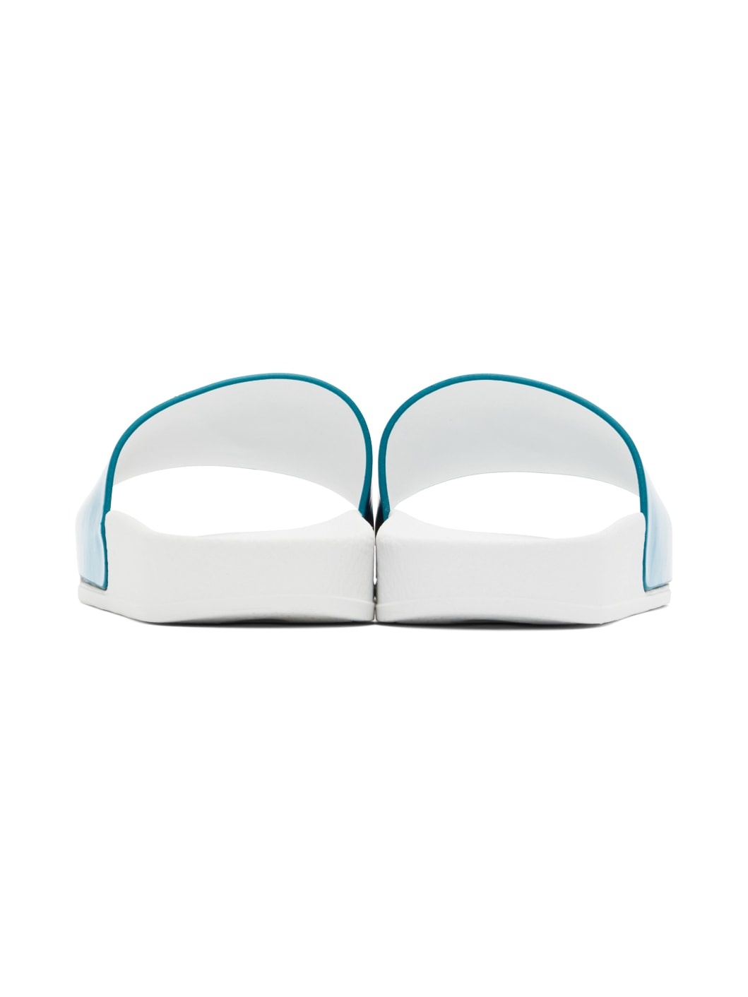 Blue & White New Laburela Pool Slides - 2