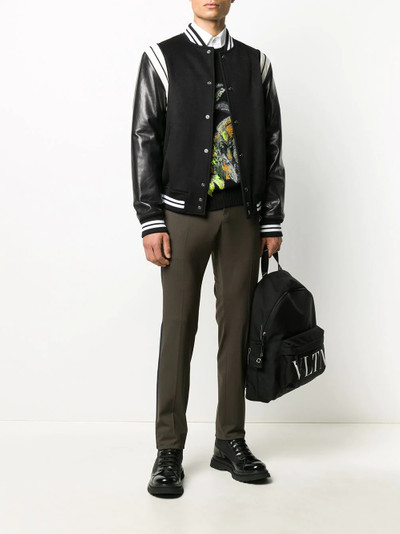 Valentino studded collar college jacket outlook