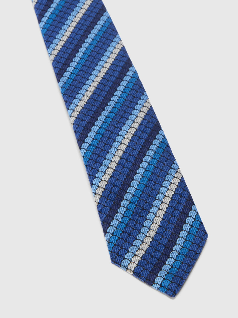 Missoni Silk tie with waffle pattern outlook