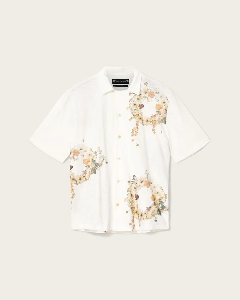 FLEUR OVERSIZED SHORT SLEEVE SHIRT - 1