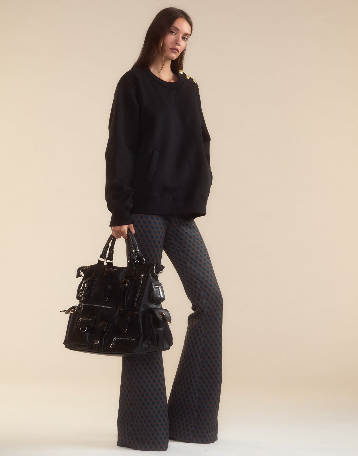 Button Up Sweatshirt - 5