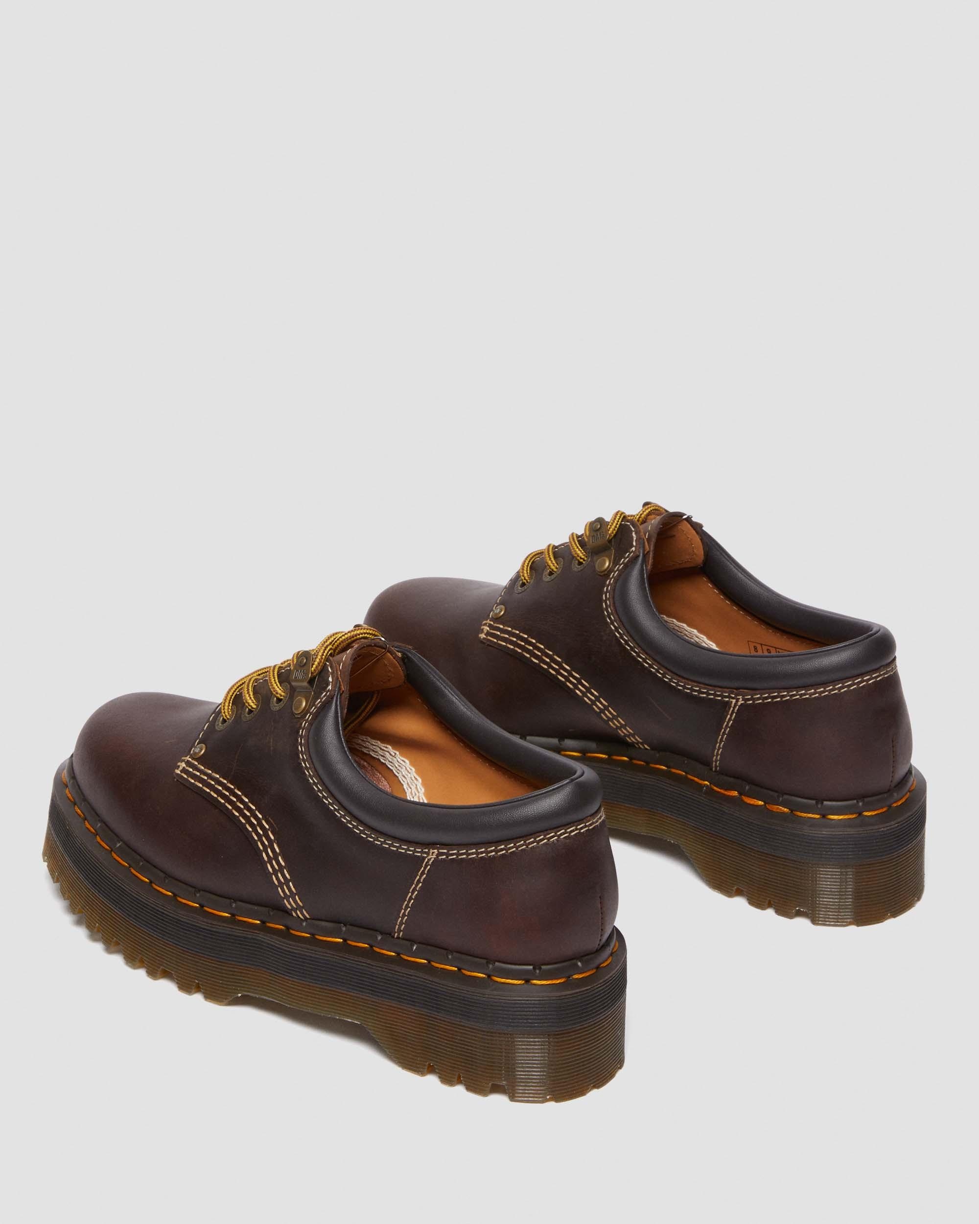 8053 Arc Crazy Horse Leather Platform Casual Shoes - 11