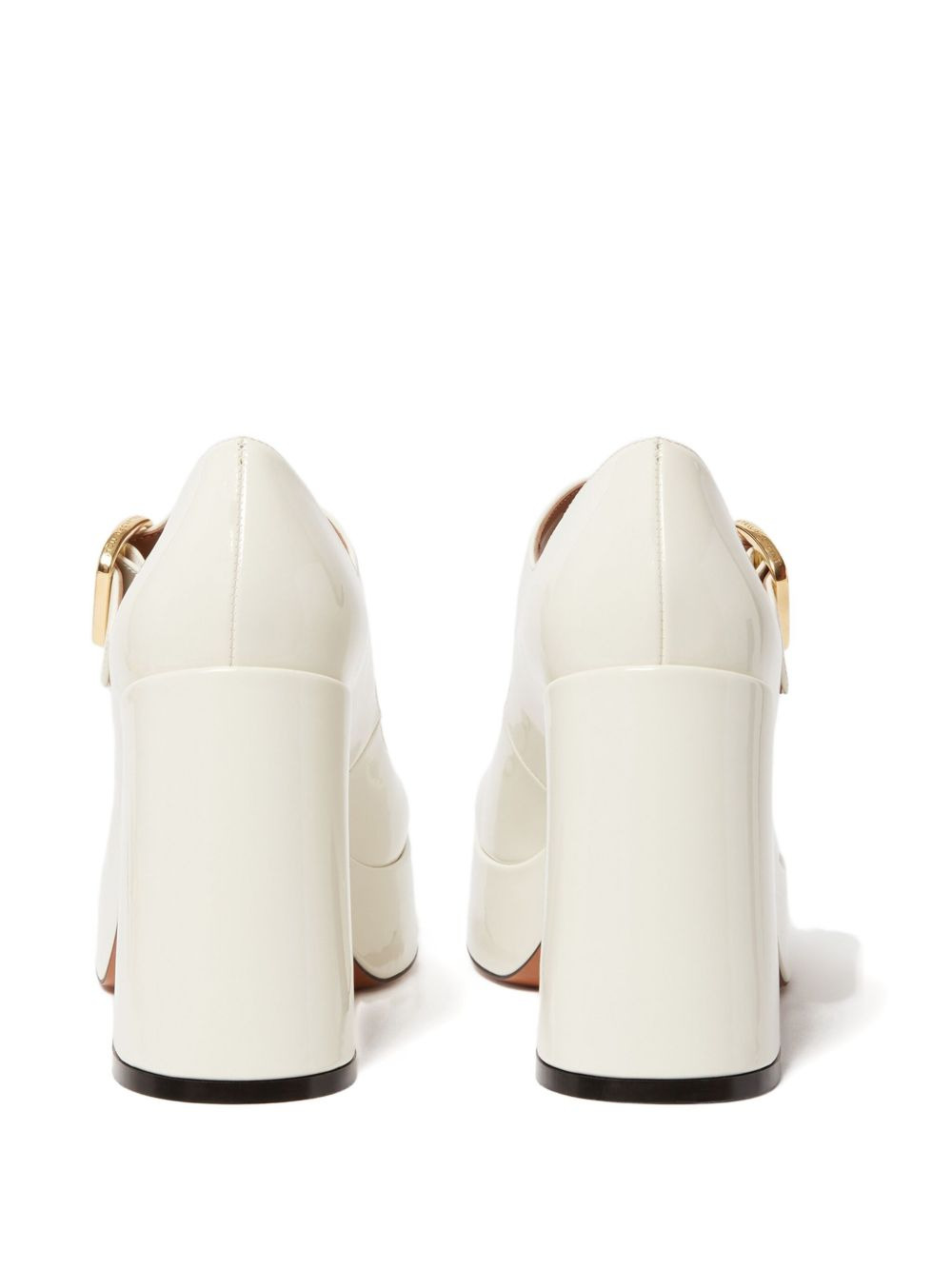 buckle platform pumps - 3