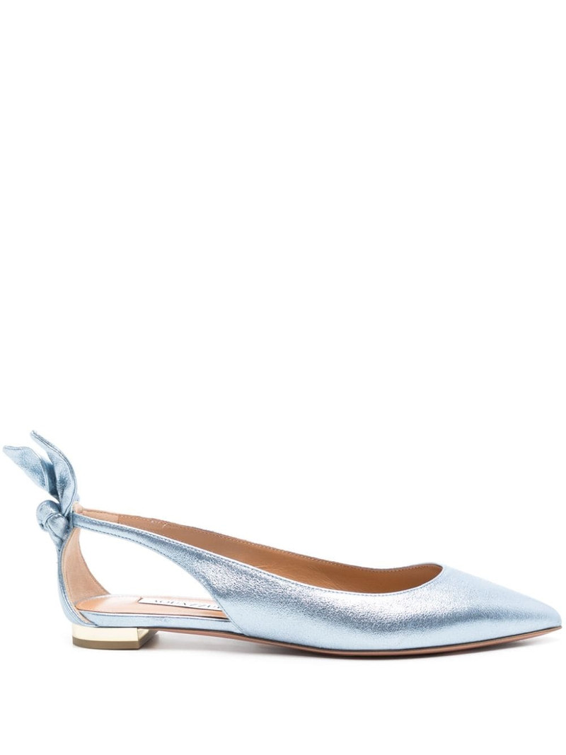 Bow Tie leather ballerinas 1