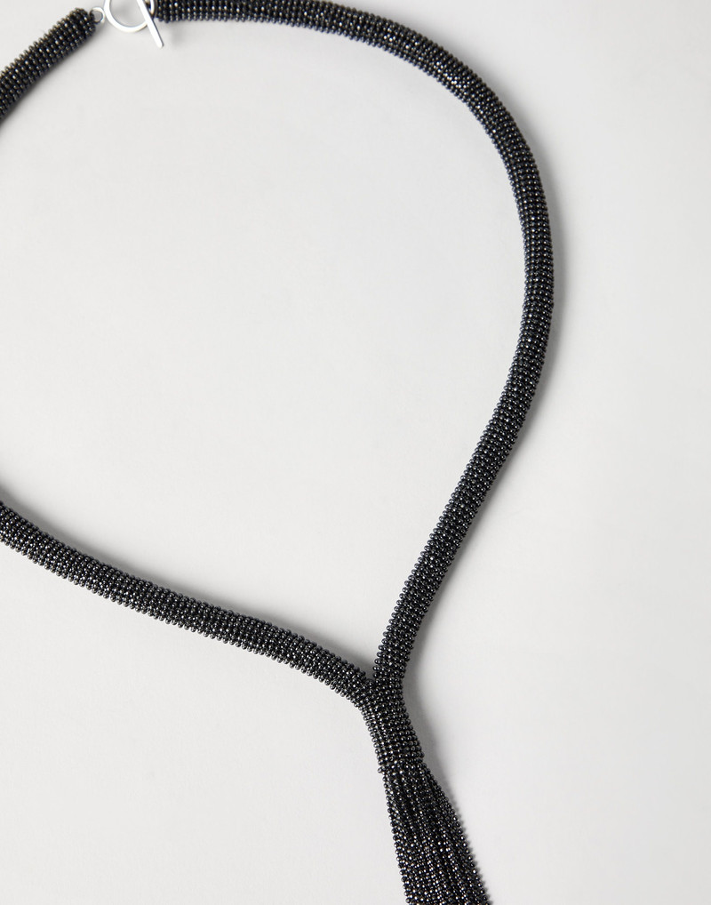 Brunello Cucinelli Monili tie necklace outlook