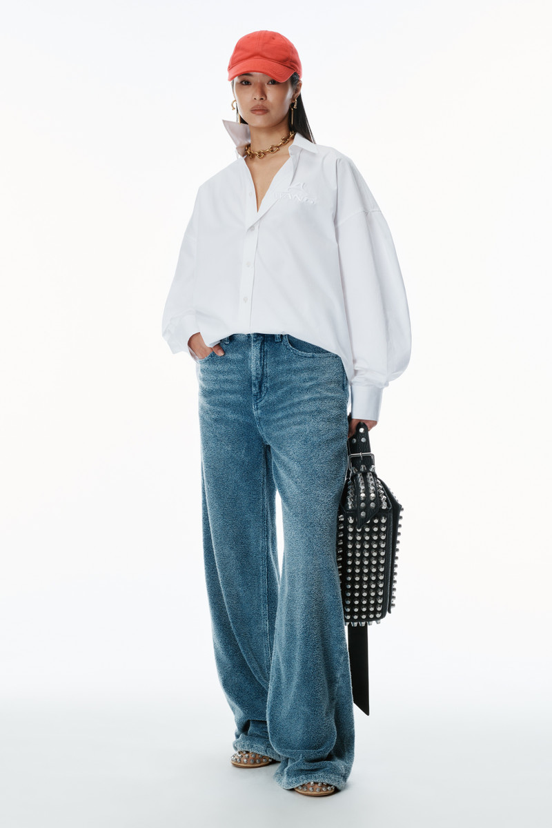 Alexander Wang Oversized Organic Cotton Shirt outlook