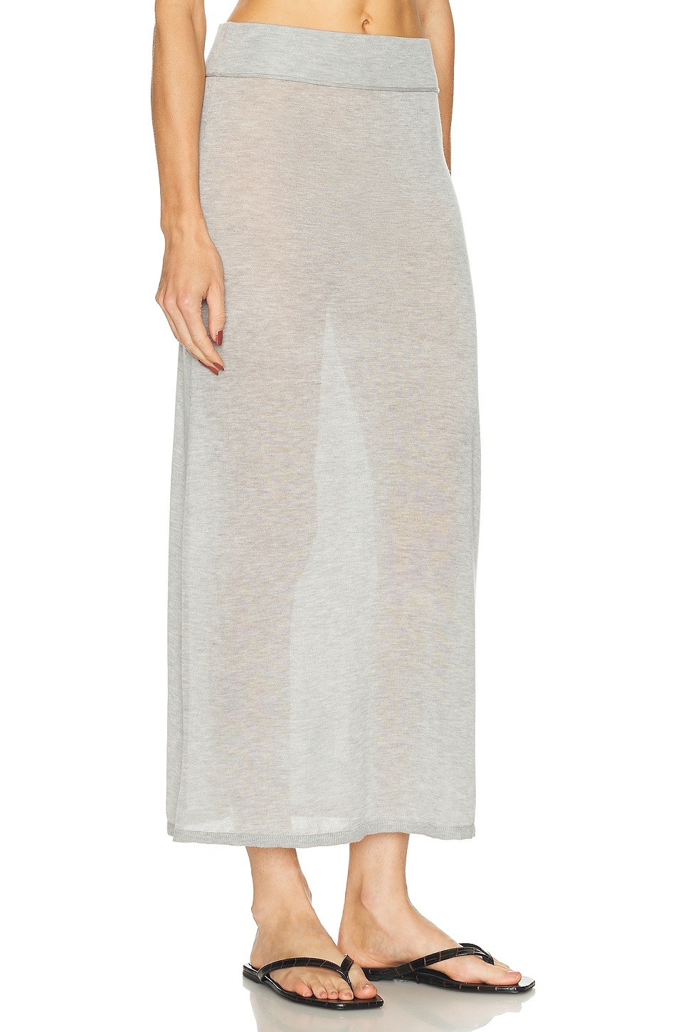 Long Knit Skirt - 2