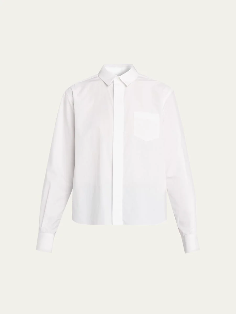Cotton Poplin Shirt - 1