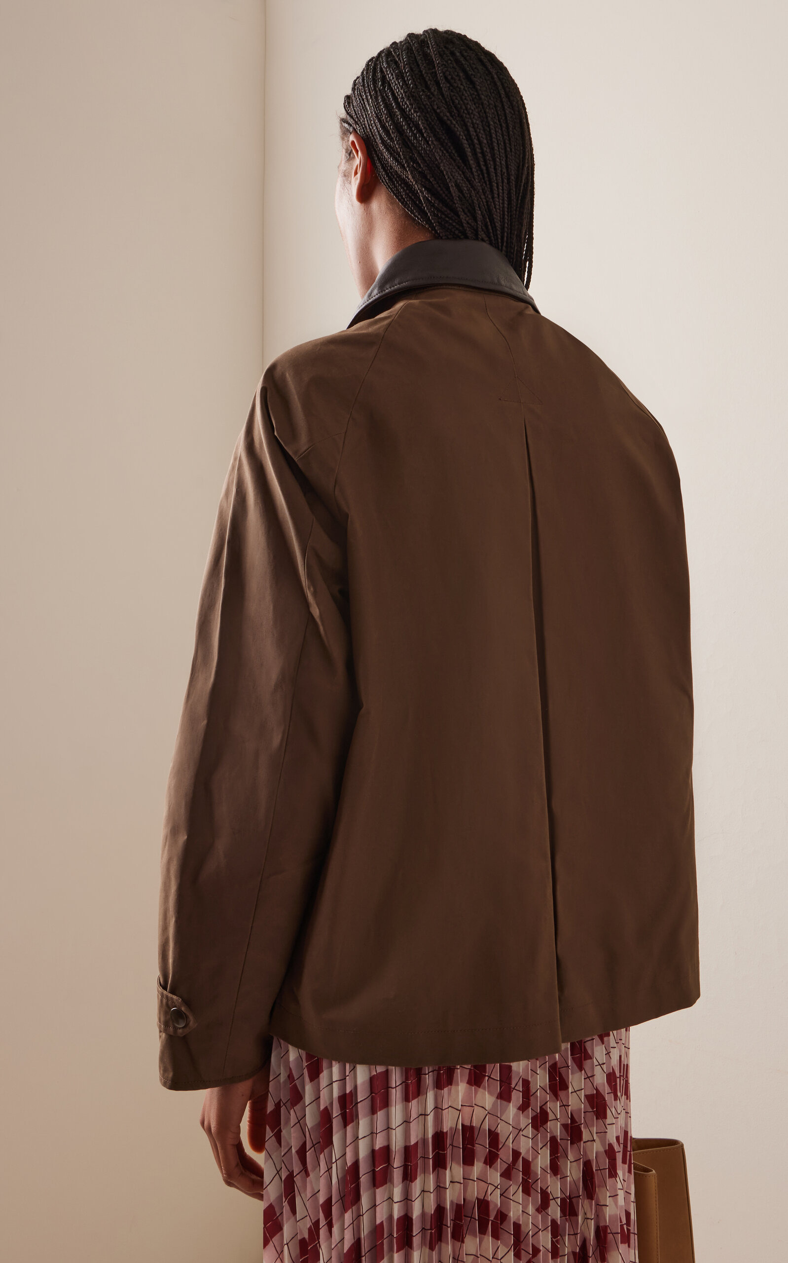 Theodore Waxed-Cotton Blouson Jacket brown - 4