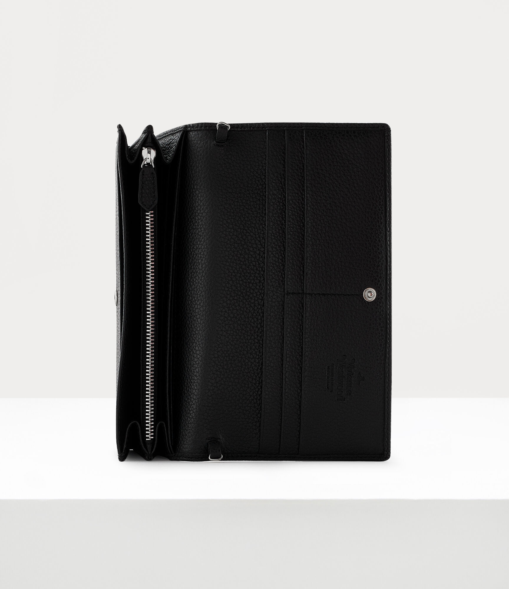 GRAIN LEATHER LONG WALLET LG CH - 3