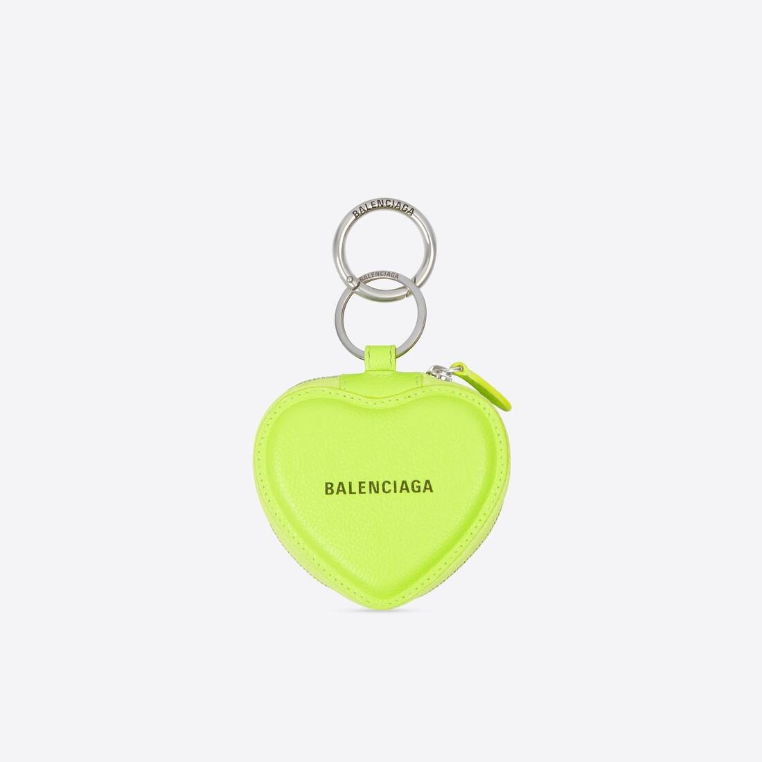 Women's Cash Heart Mirror Case in Yellow - 1