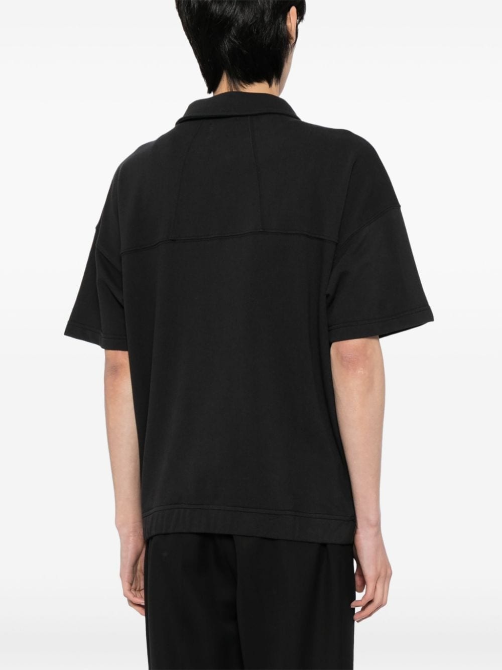 logo-embroidered polo shirt - 4