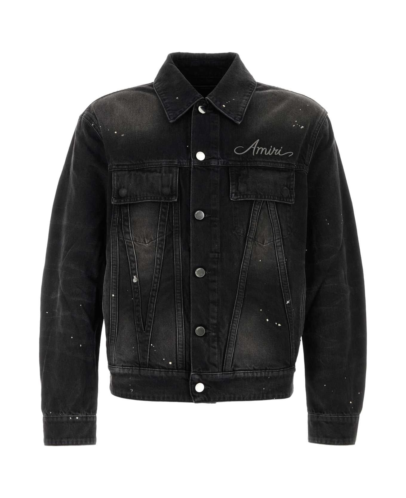 Black Denim Jacket - 1