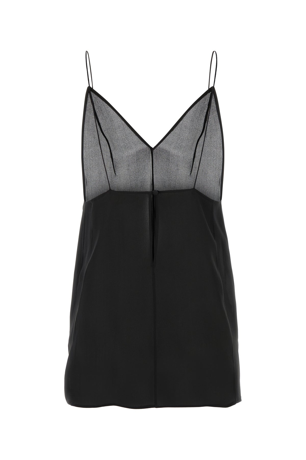 Black silk Talsie top - 2