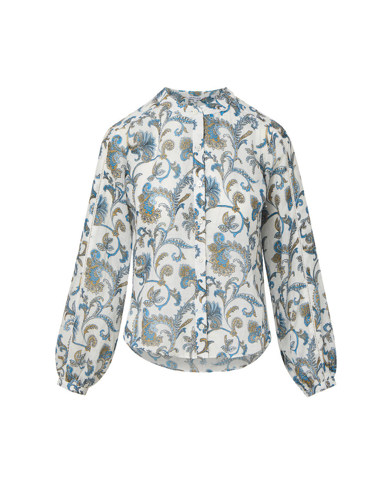 SOLEIL PAISLEY BLOUSE 1