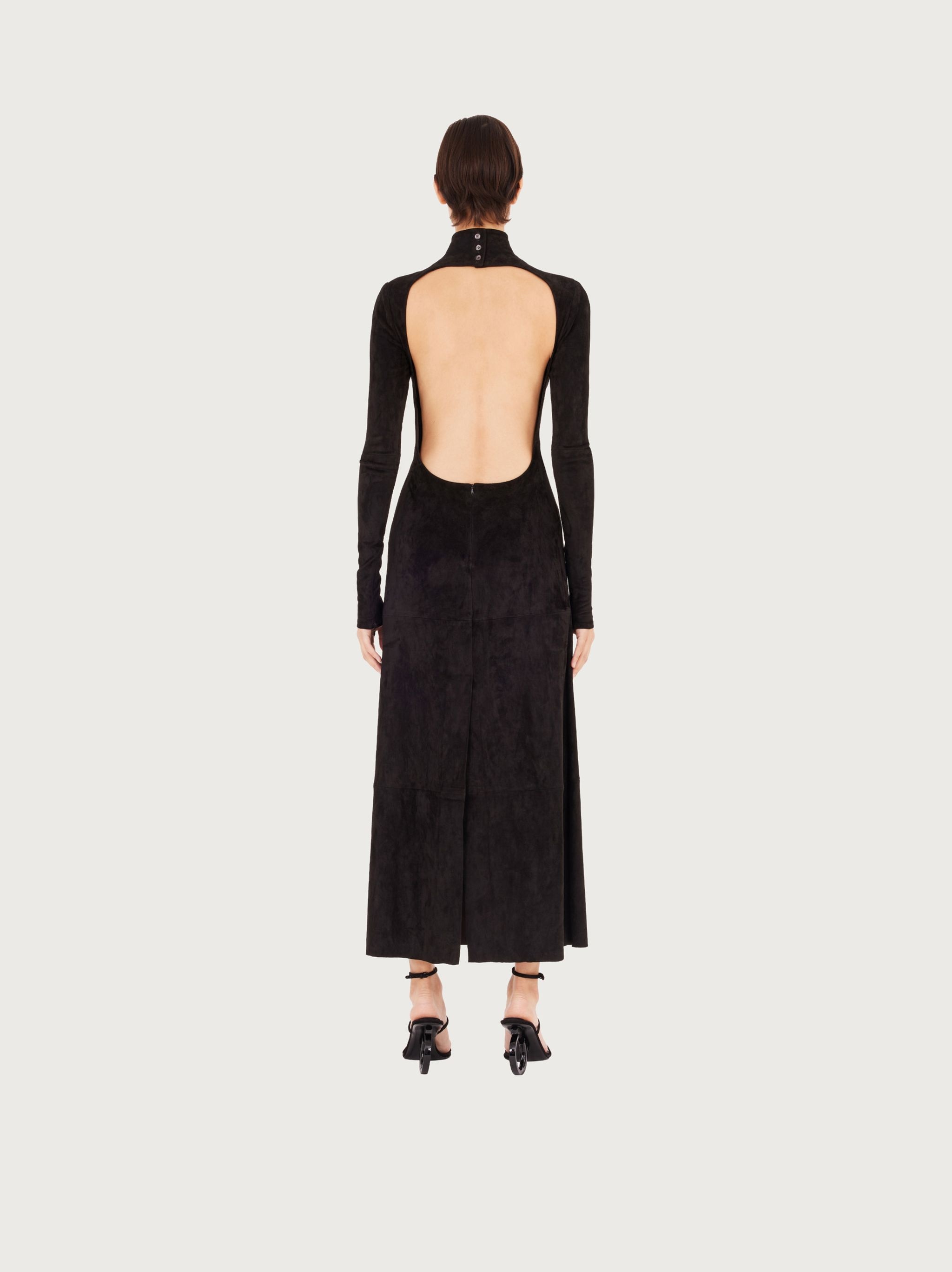 Stretch suede dress - 3