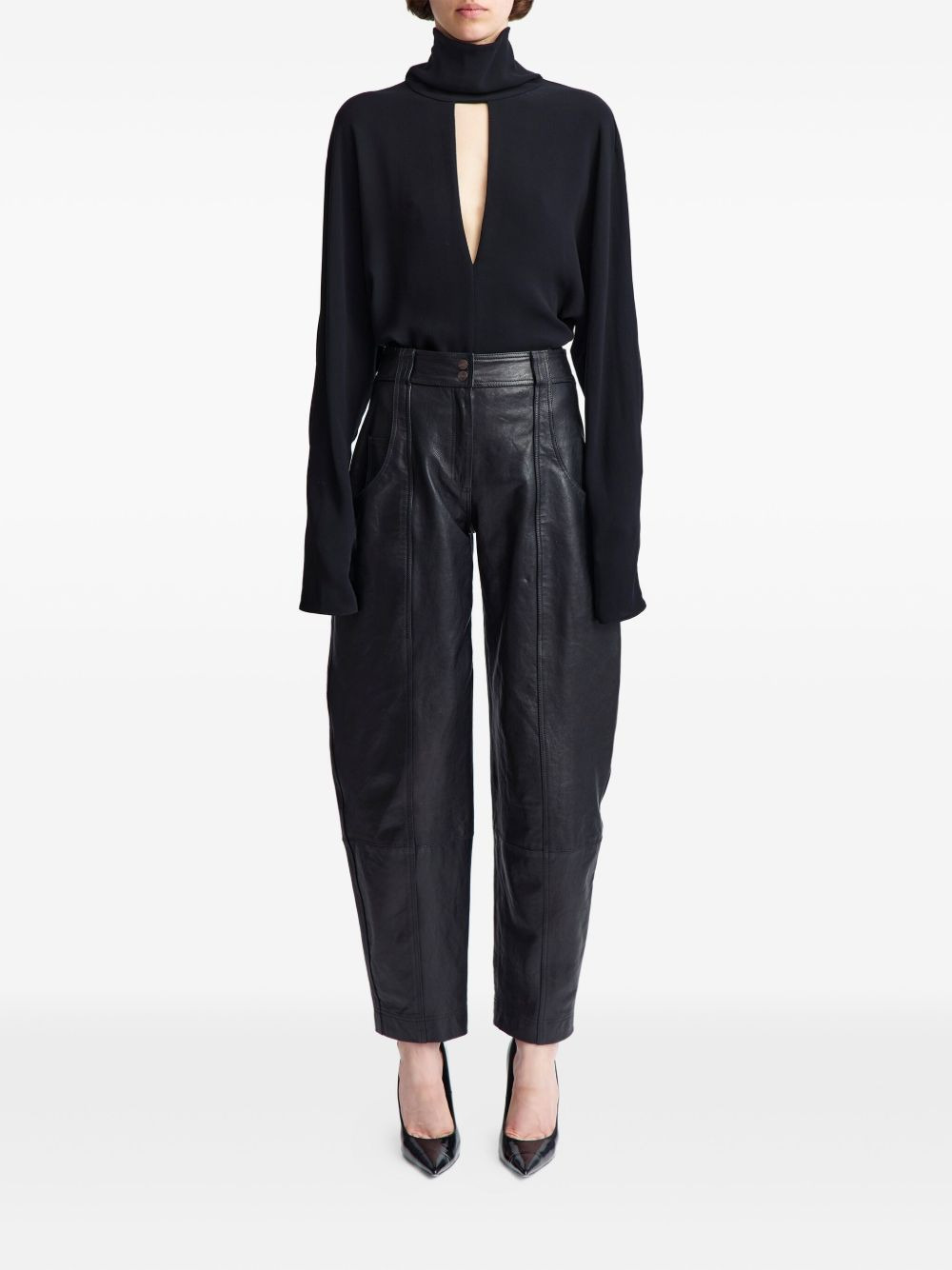 Alcea leather trousers - 2