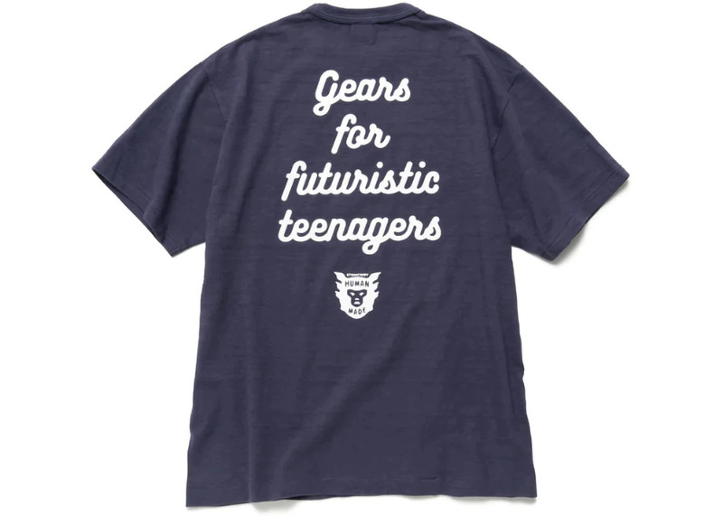 Human Made Human Made Heart Badge T-Shirt Navy Red outlook