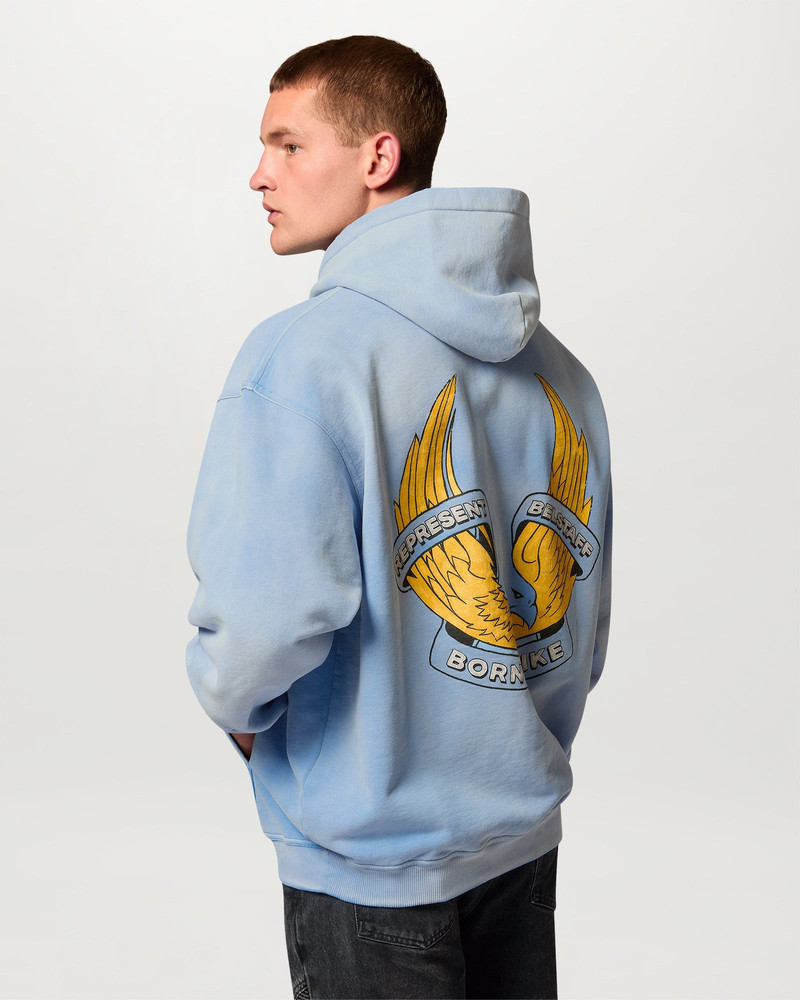 BELSTAFF X REPRESENT BORN TO BIKE HOODIE 5