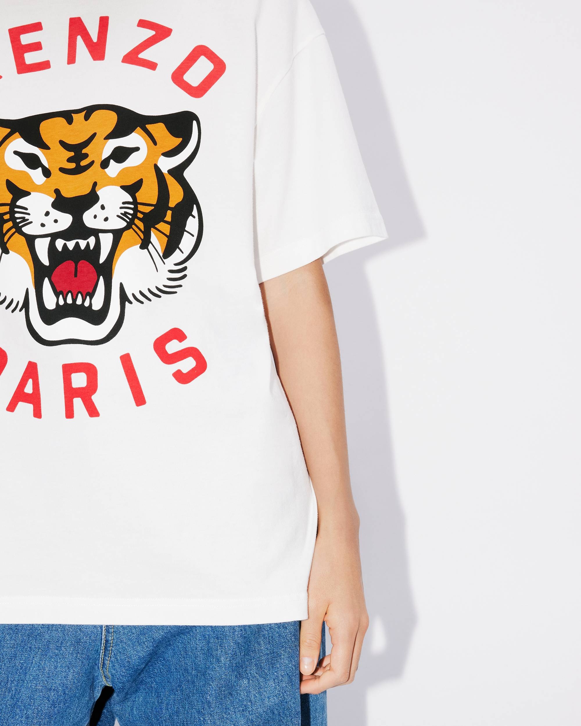 'KENZO Lucky Tiger' oversized genderless T-shirt - 8