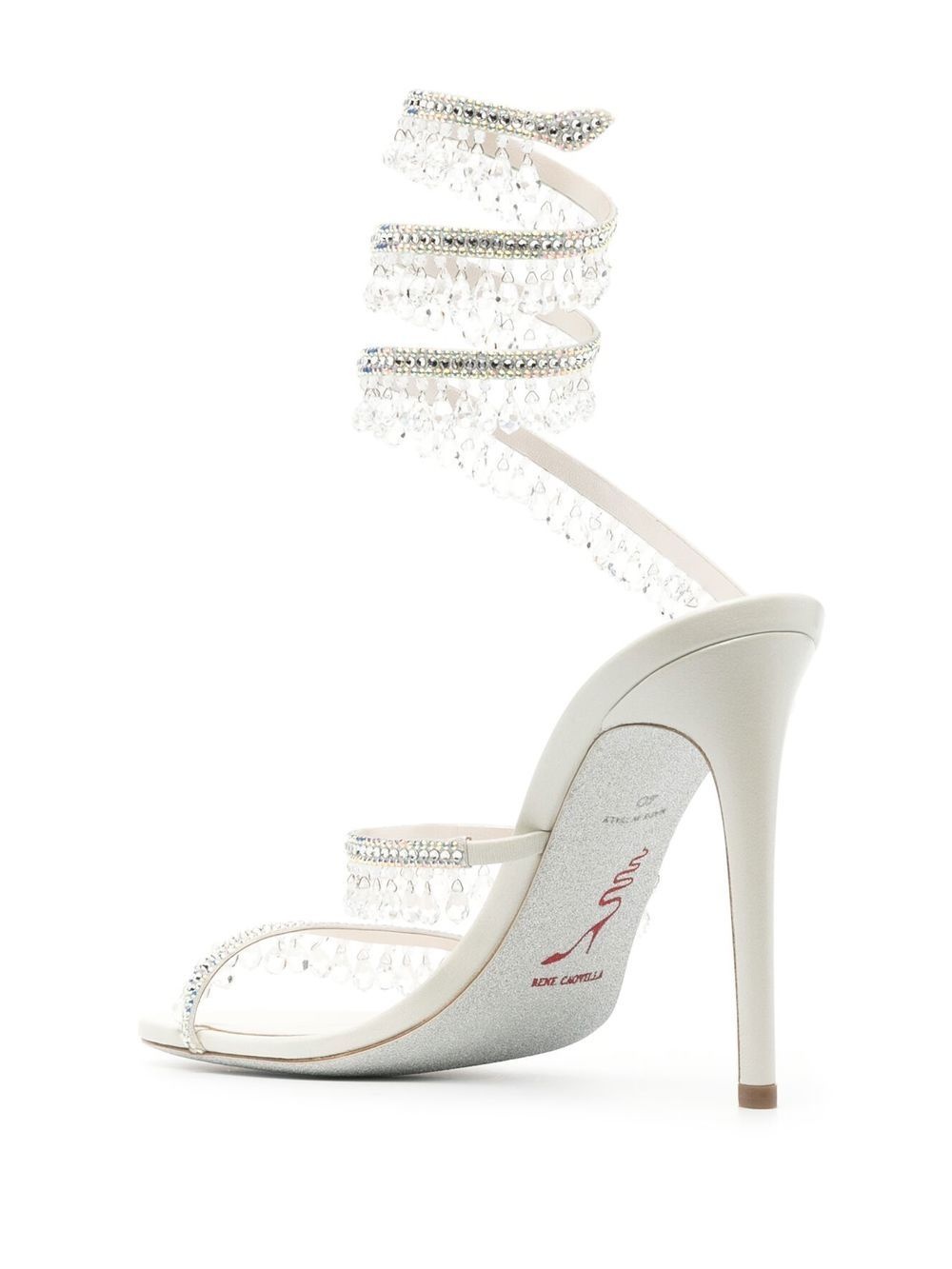 Chandelier 105mm crystal-embellished sandals - 3