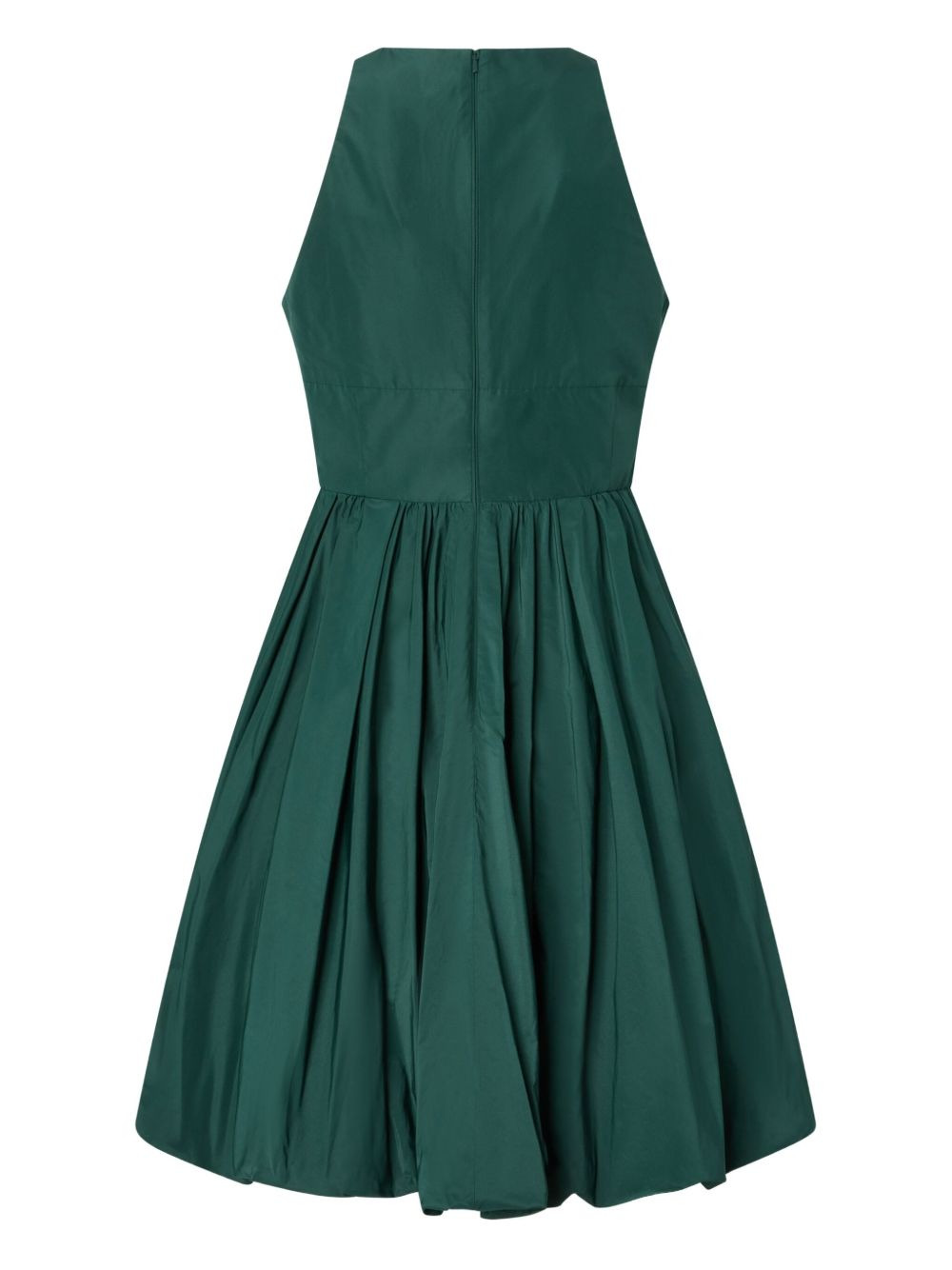 round-neck fit-and-flare mini dress - 2