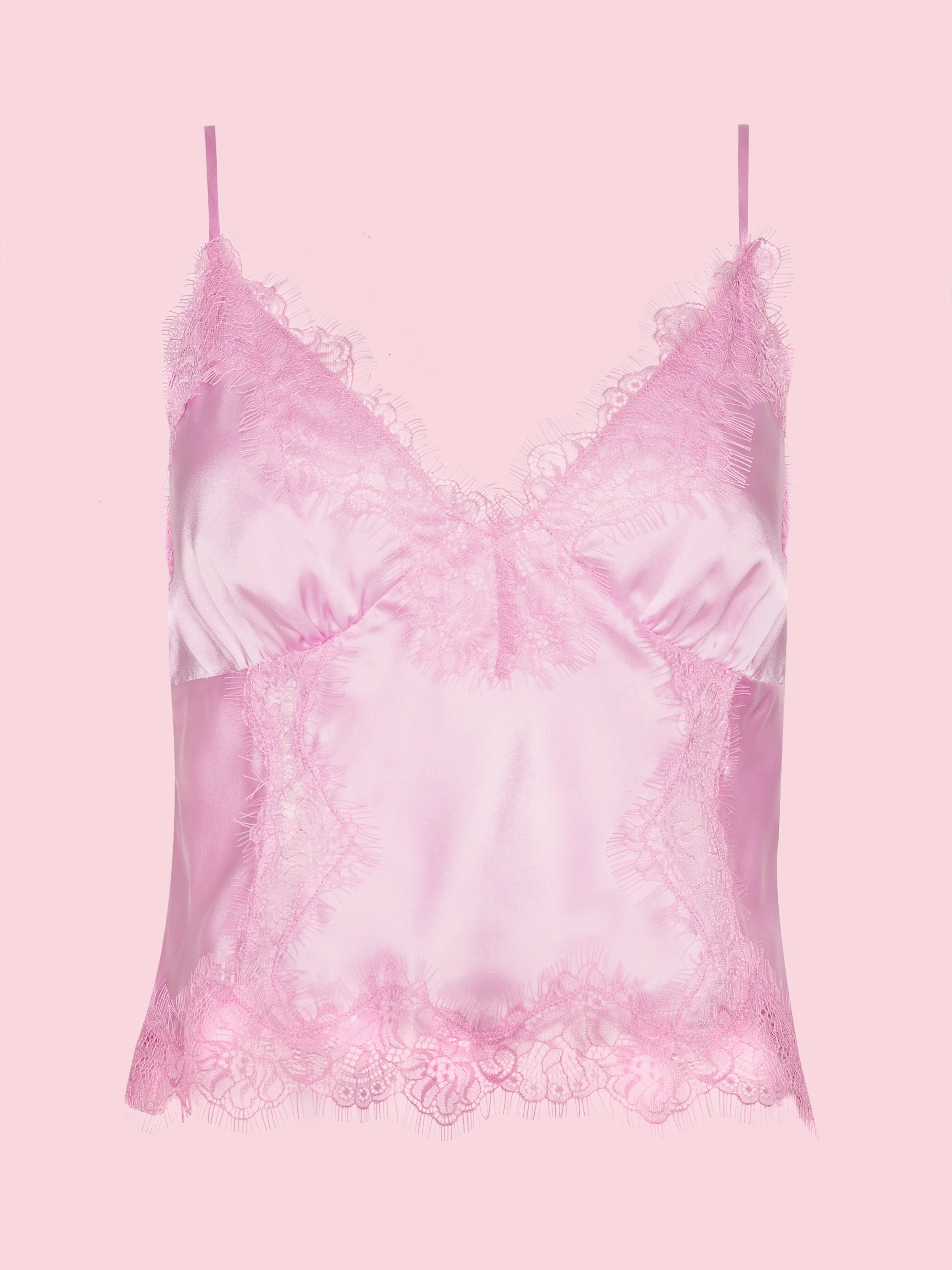 Kimber Silk Lace Camisole - 1