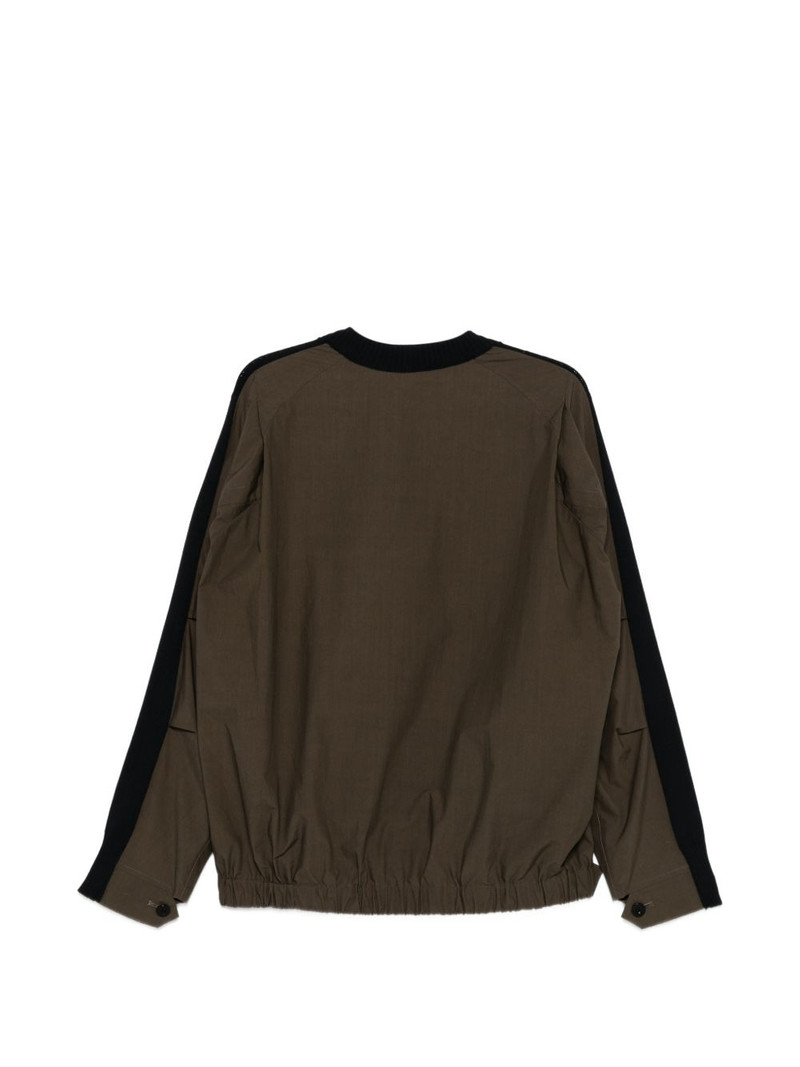 sacai pocket round-neck T-shirt outlook