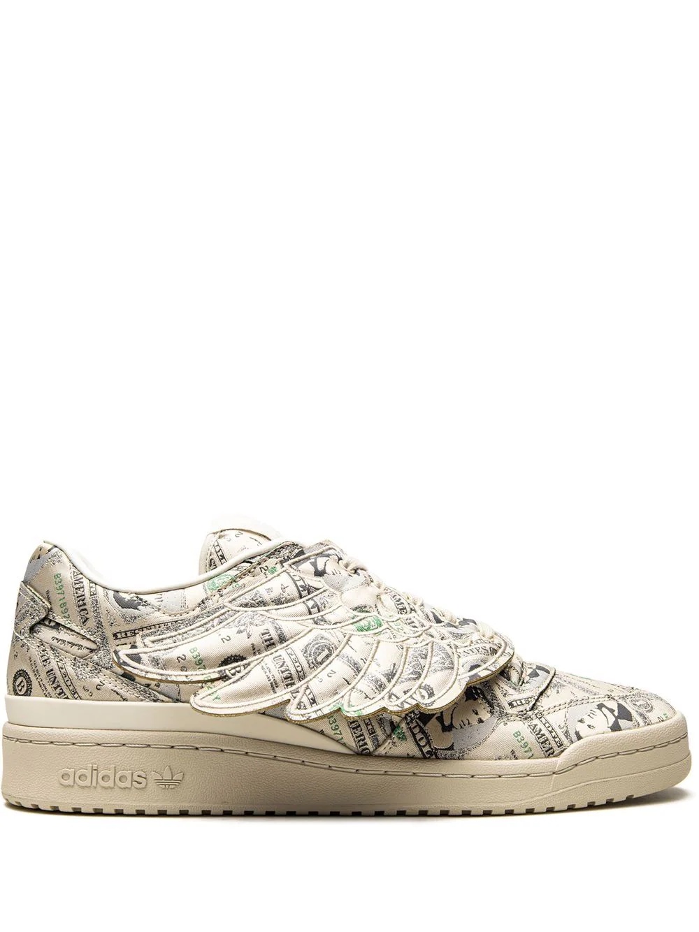 x Jeremy Scott x Forum Lo Wing "Money" sneakers - 1