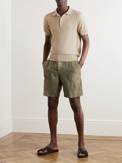 Canali Textured-Cotton Polo Shirt outlook