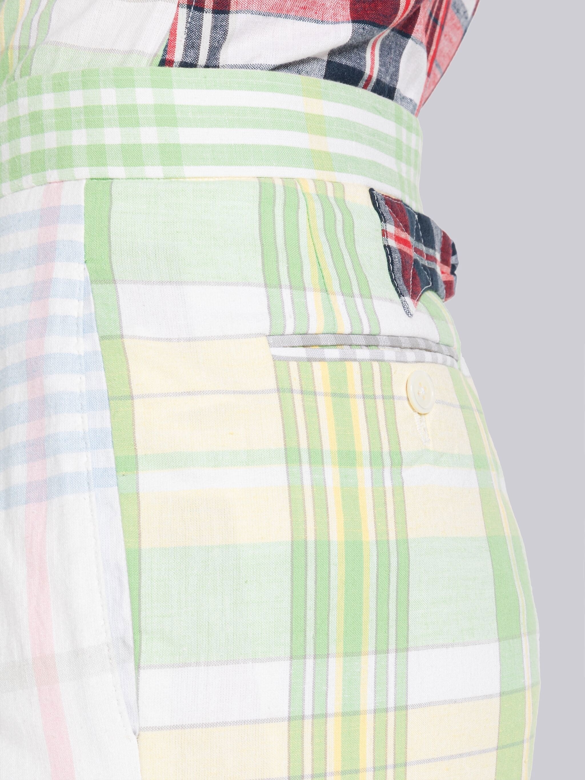 Fun-Mix Madras Classic Backstrap Trouser - 5