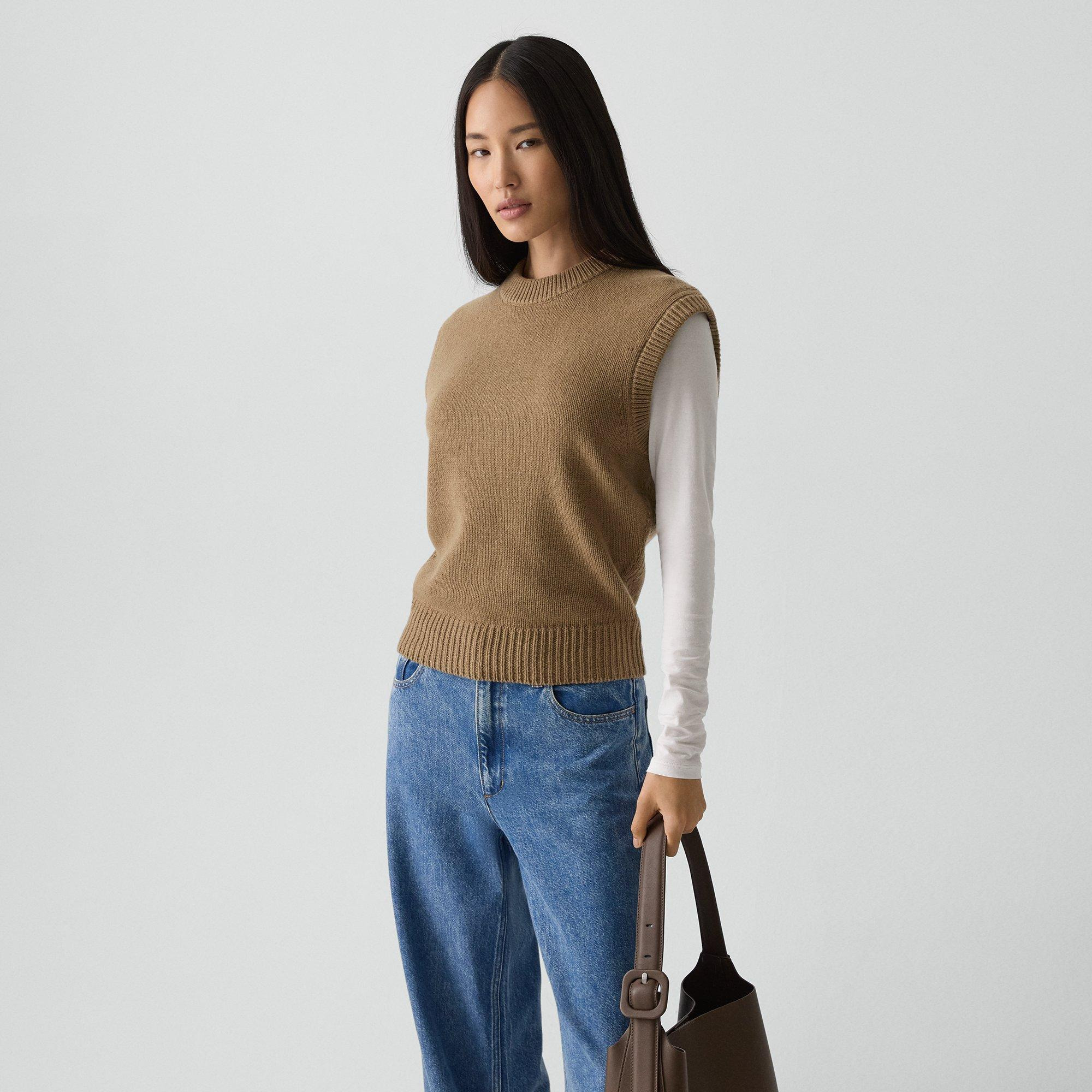 Relaxed Vest in Recycled Cashmere - 3