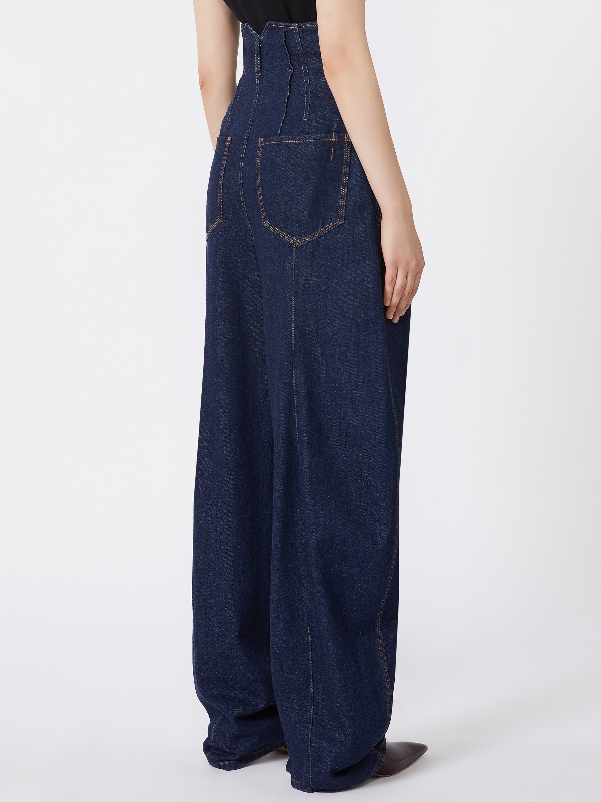 RIGA High-waisted denim trousers - 4