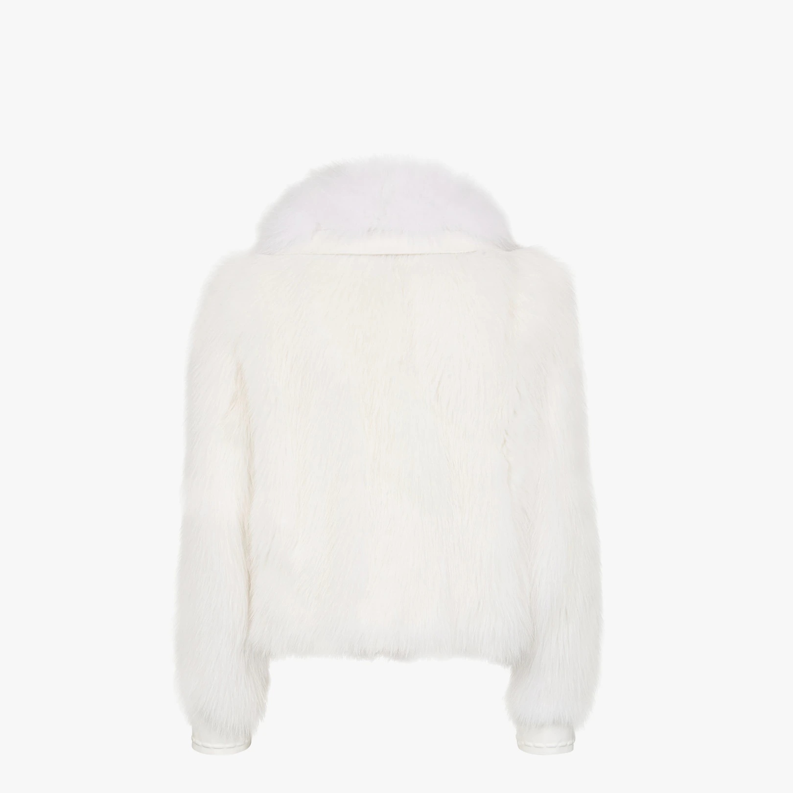 White fox fur jacket - 2