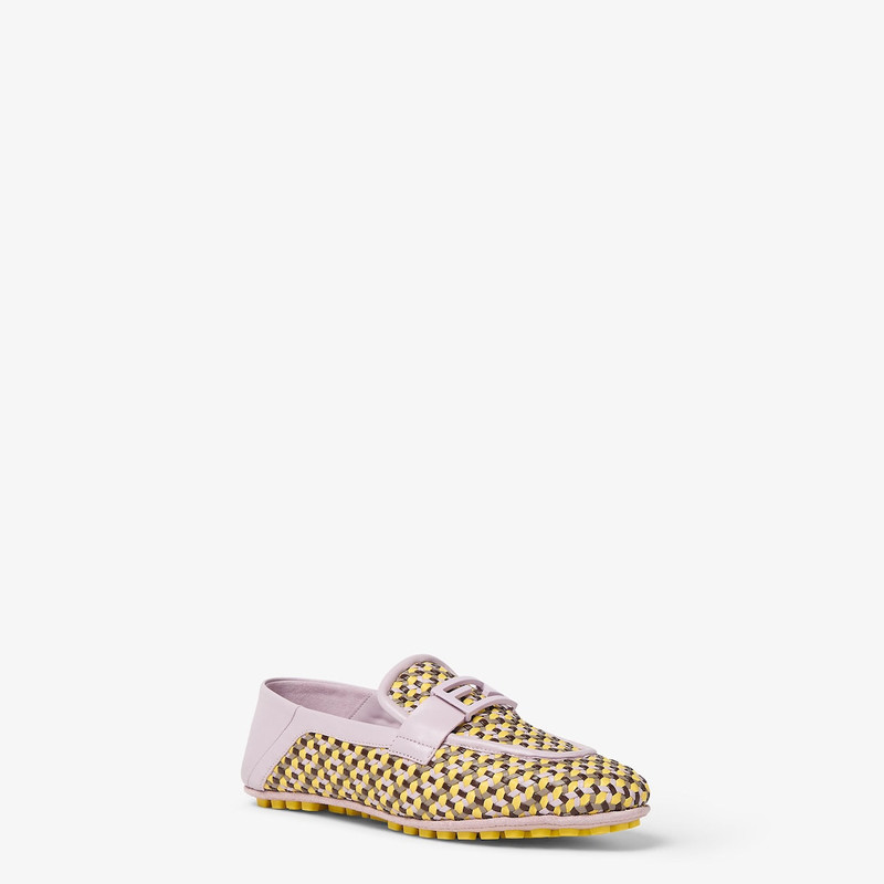 Baguette Multicolor leather loafers 2