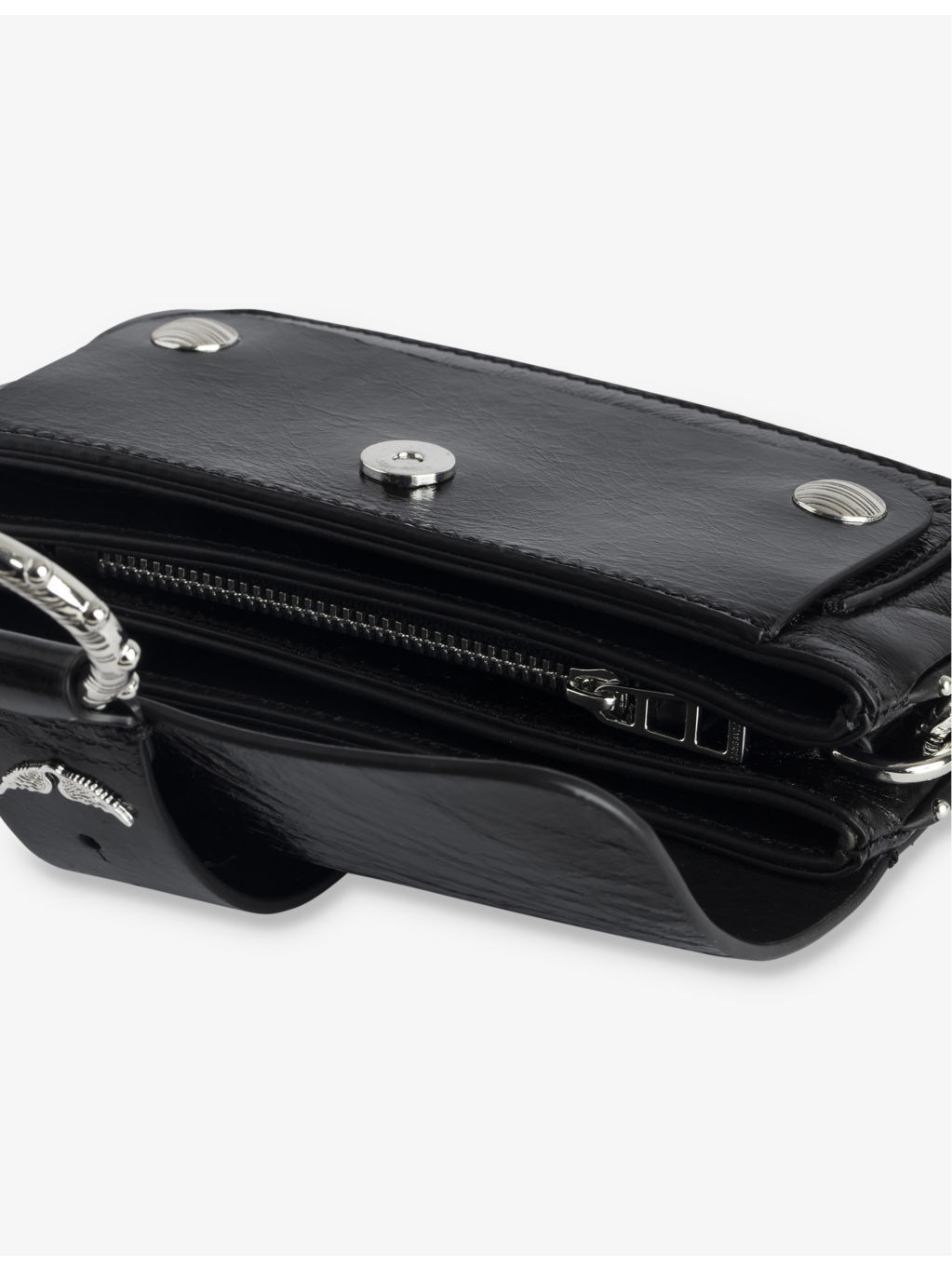 Kate Branded Leather Wallet Bag - 4