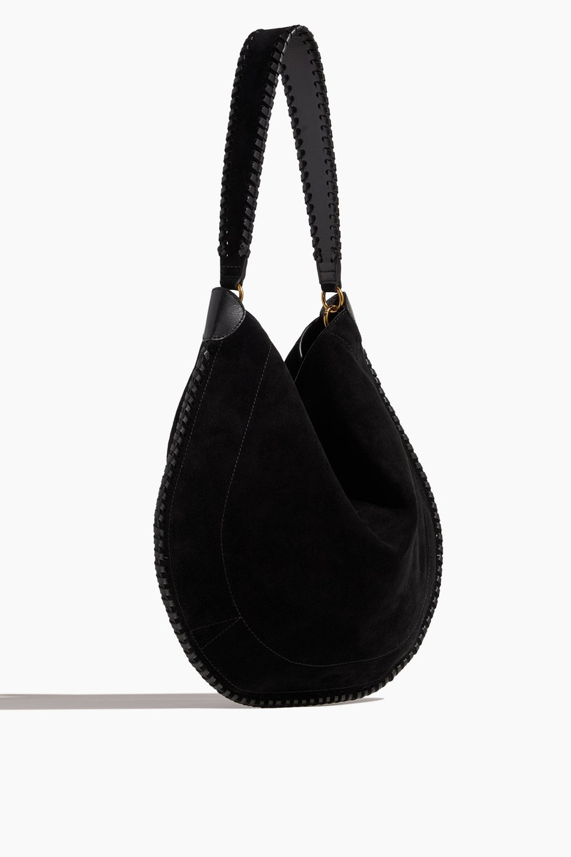 Isabel Marant Oskan Hobo Bag in Black outlook