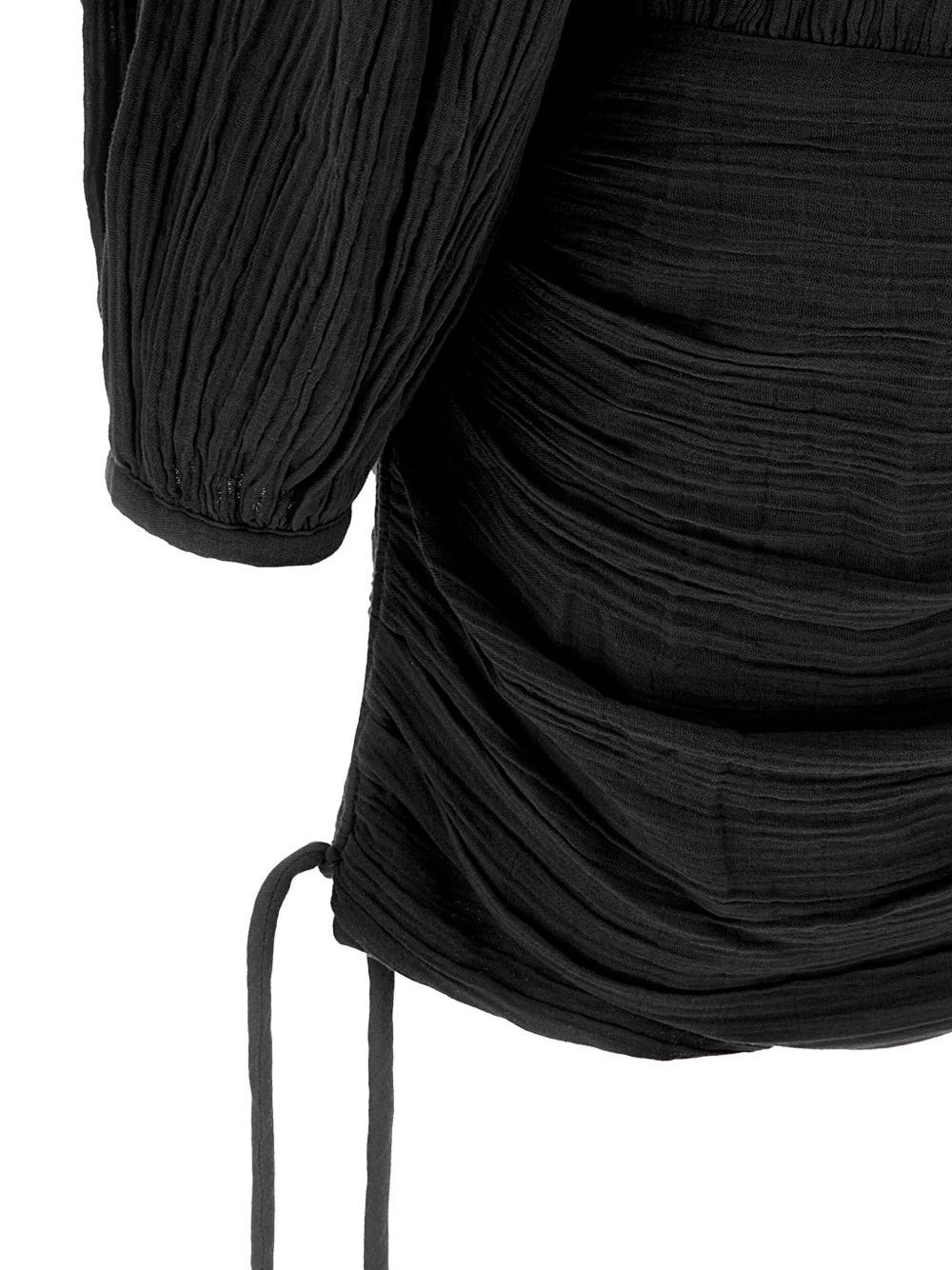 Jaoni pleated long-sleeve dress - 3