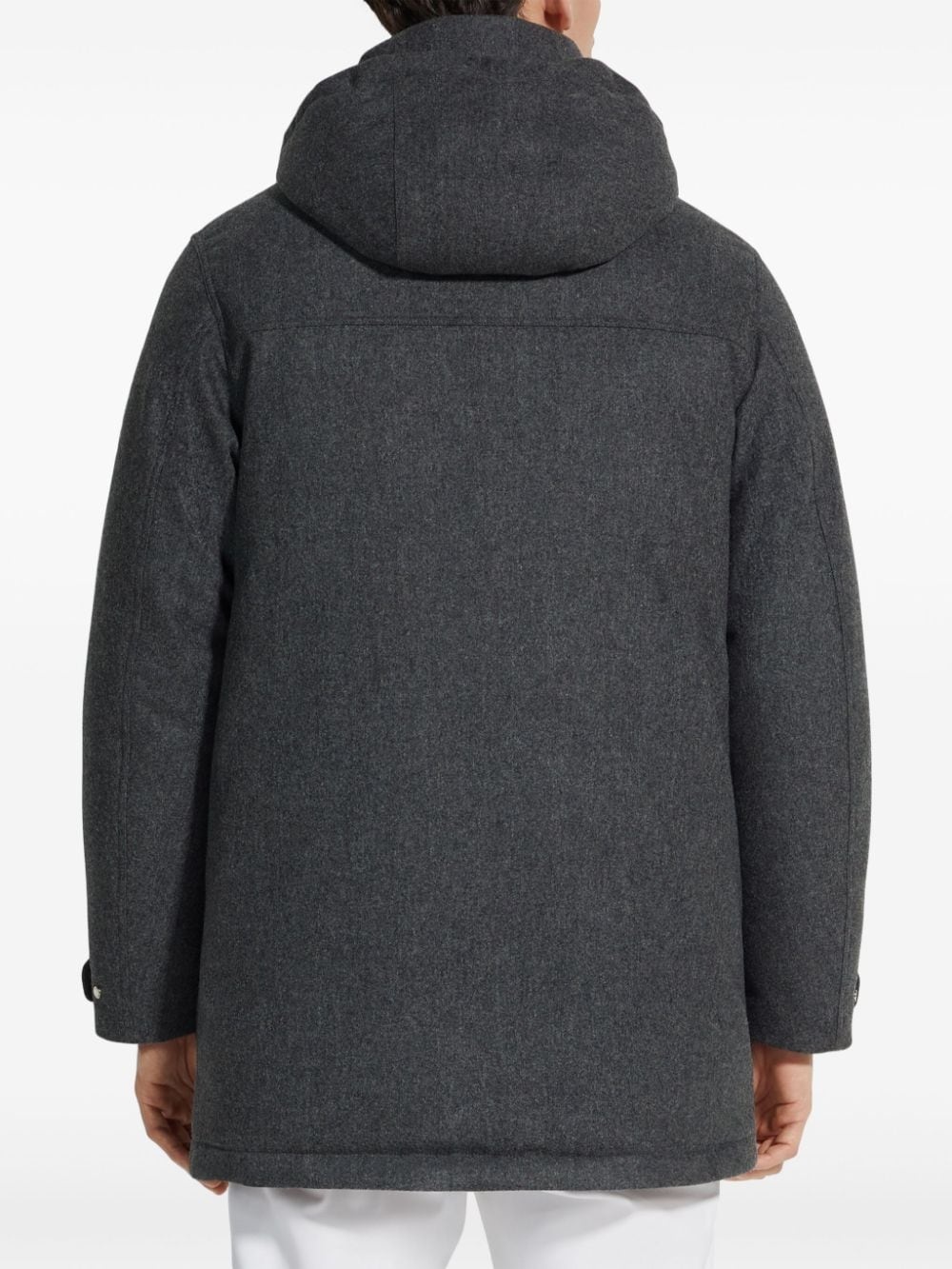 wool padded jacket - 4