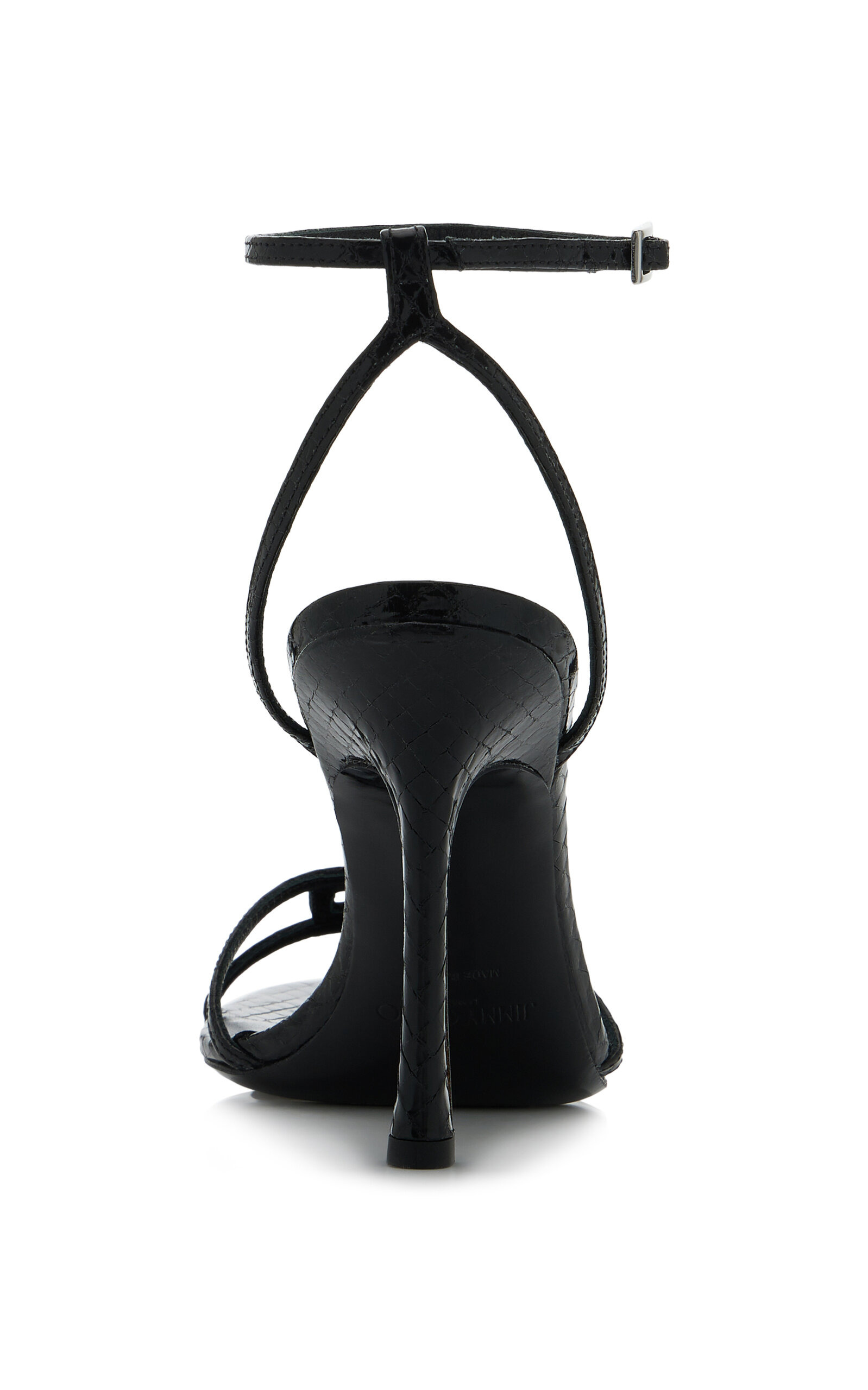 1998 Leo Leather Sandals black - 5